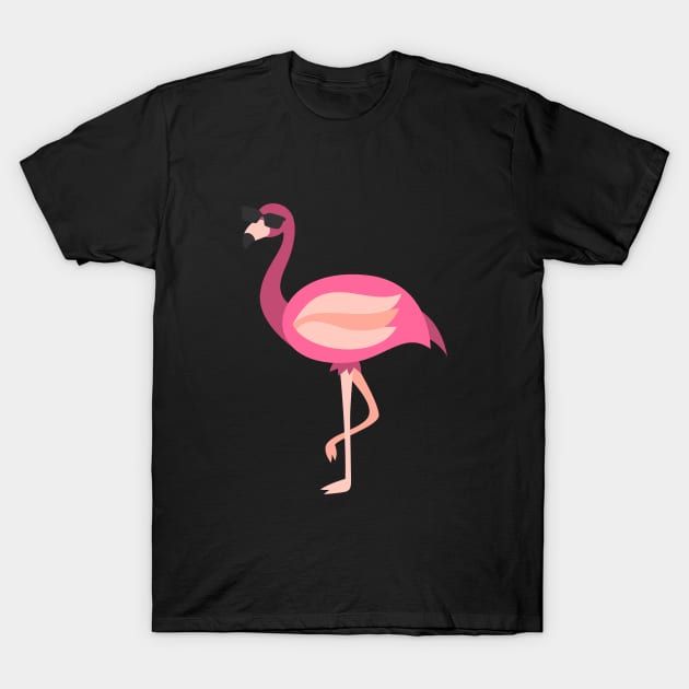 Flamingo Pigeon Pink Bird Exotical  Funny Gift T-Shirt by bigD